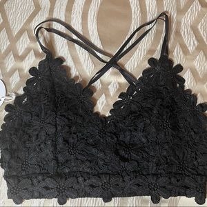 NWT black bralette